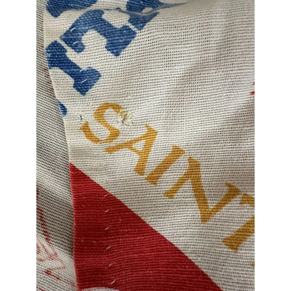 Vintage Sears Roebuck‎ Perma Prest NFL Football Teams Bedspread Full/Dbl (1)
